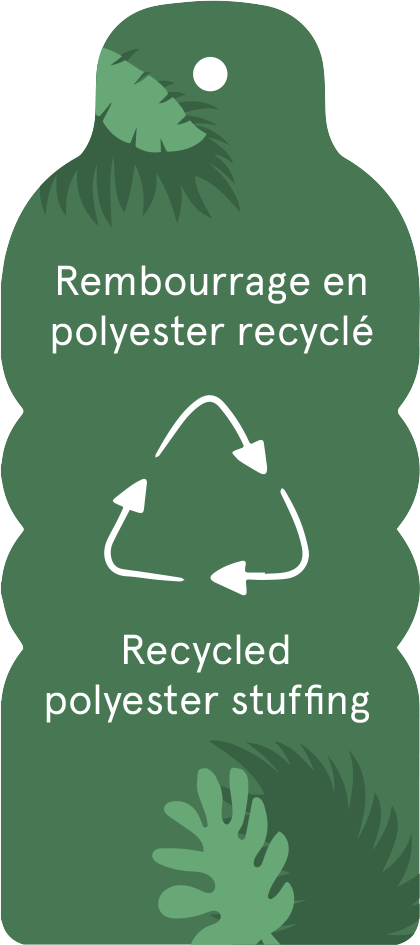 LES PTIPOTOS - 45CM PLÜSCH MAMA&BABY OKTOPUS BLAU