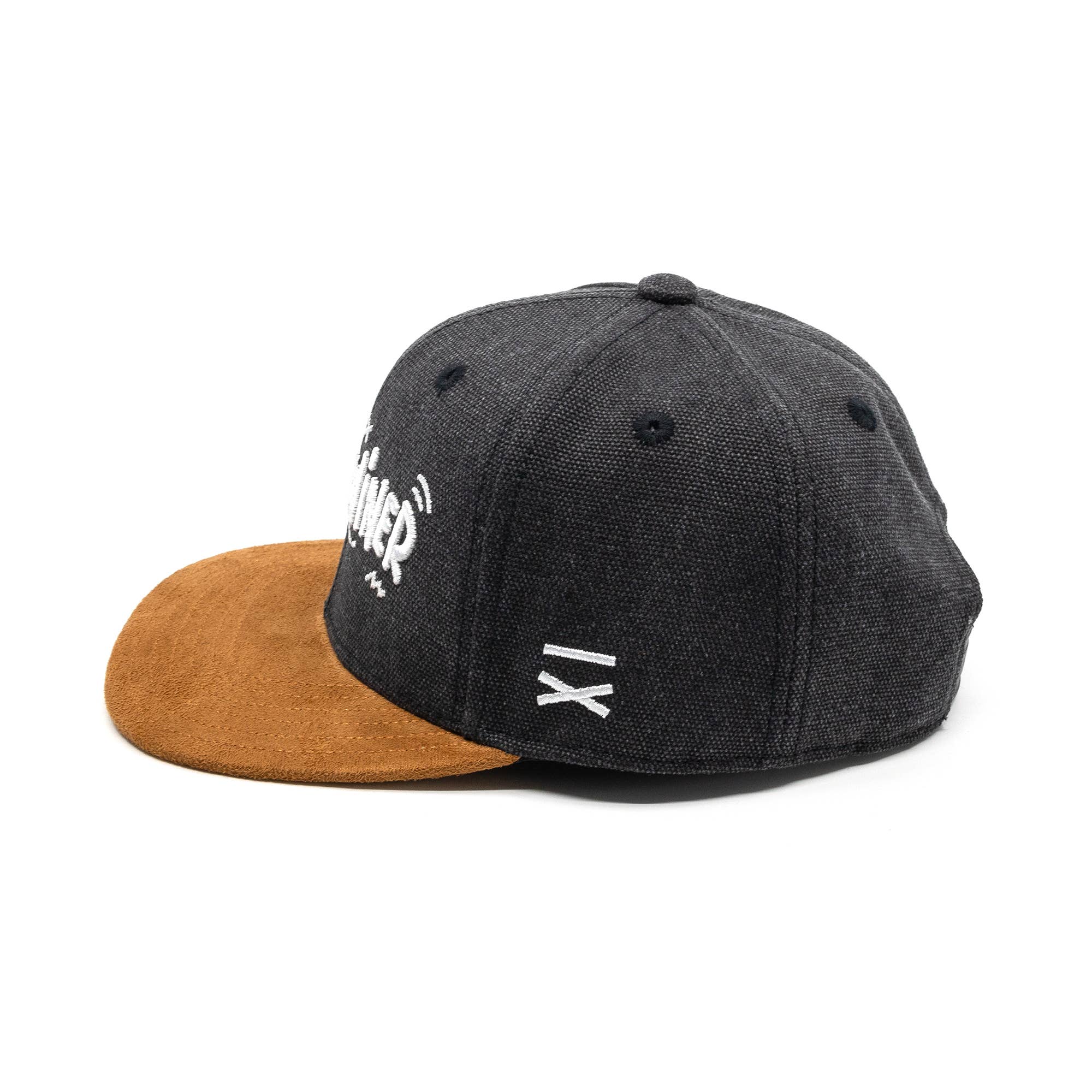 Schlawiner Snapback Cap für Kinder - Grau Filz (Kids L)