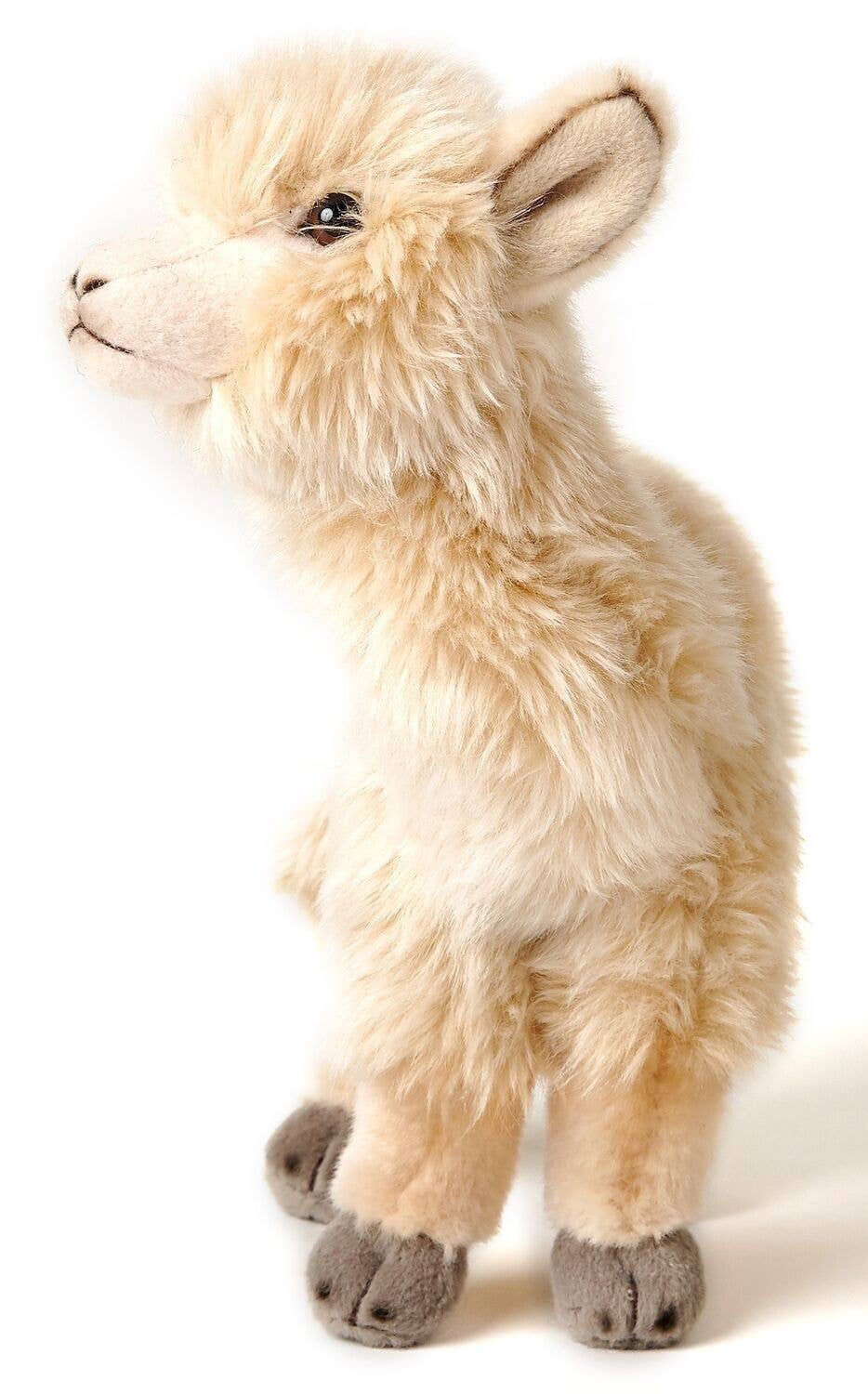 Alpaka beige, stehend - 23 cm (Höhe) Kuschel-/Plüschtier
