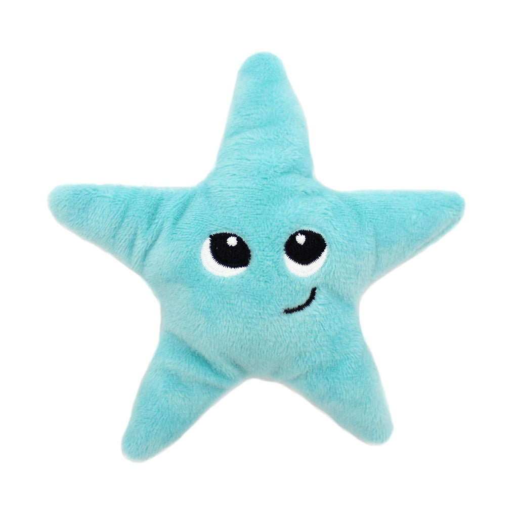 62 cm Plüsch-Set Seestern mit Baby, Aqua Blau