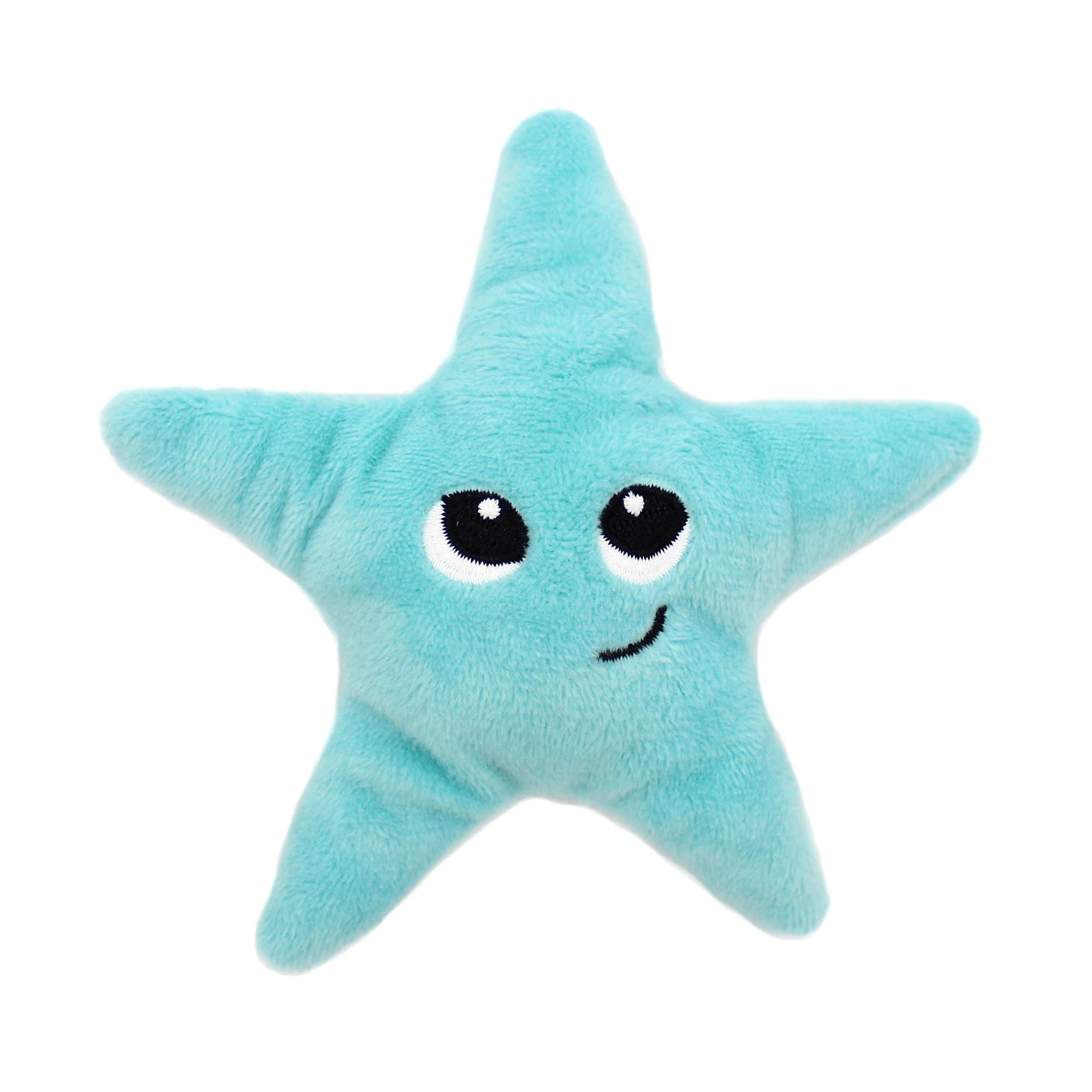 62 cm Plüsch-Set Seestern mit Baby, Aqua Blau