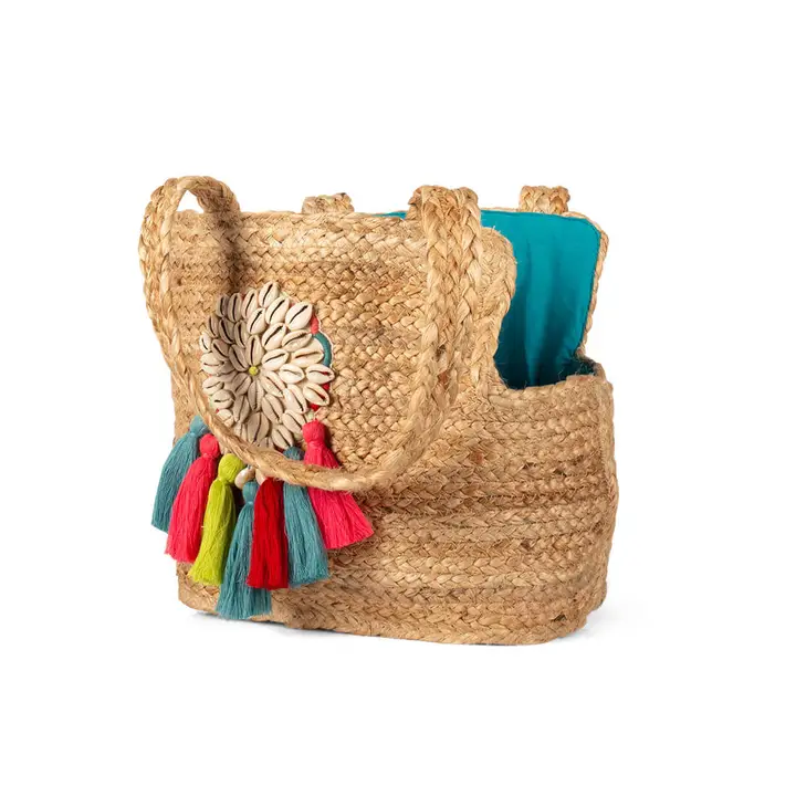 Woodstock Bag Jute Hundestrandträger – Hippie-Stil für winzige Hunde bis 3 kg von DWAM