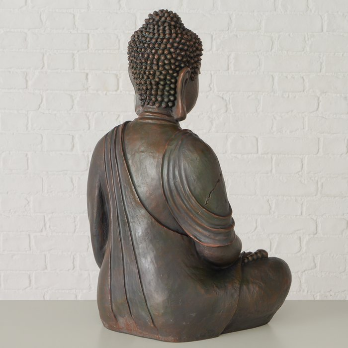 Buddha-Figur Meditation Kunstharz