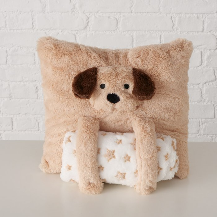 Kissen Noah Hund & Decke Set