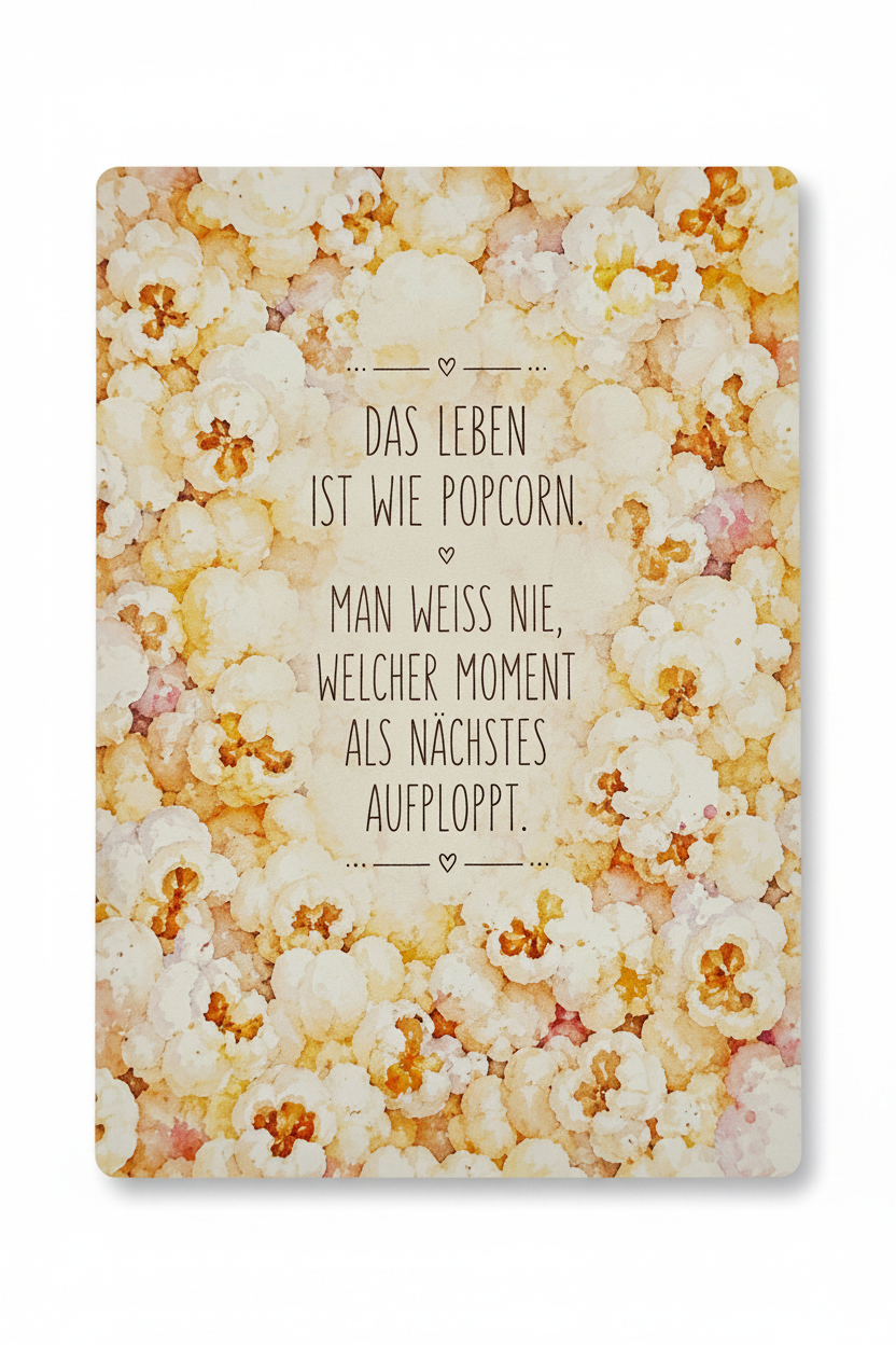 Vorderseite Popcorn – clean digital